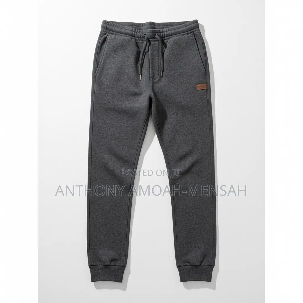 Charcoal Grey Jogger Sweatpants