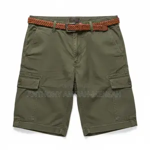 Olive Green Cargo Shorts