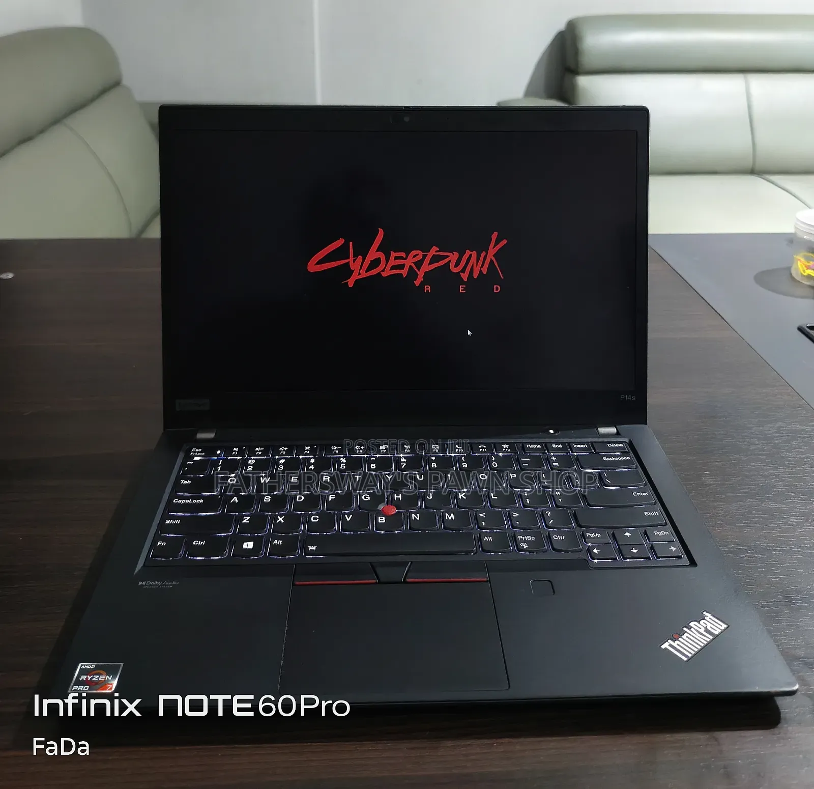 Laptop Lenovo ThinkPad P14s 16GB AMD Ryzen 7 SSD 256GB
