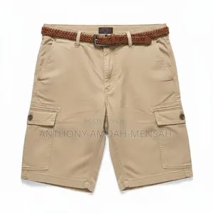 Olive Green Cargo Shorts