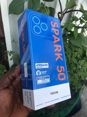 New Tecno Spark 50 128 GB Gray