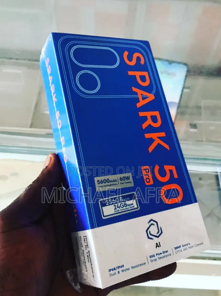 New Tecno Camon 50 Pro 256 GB Black