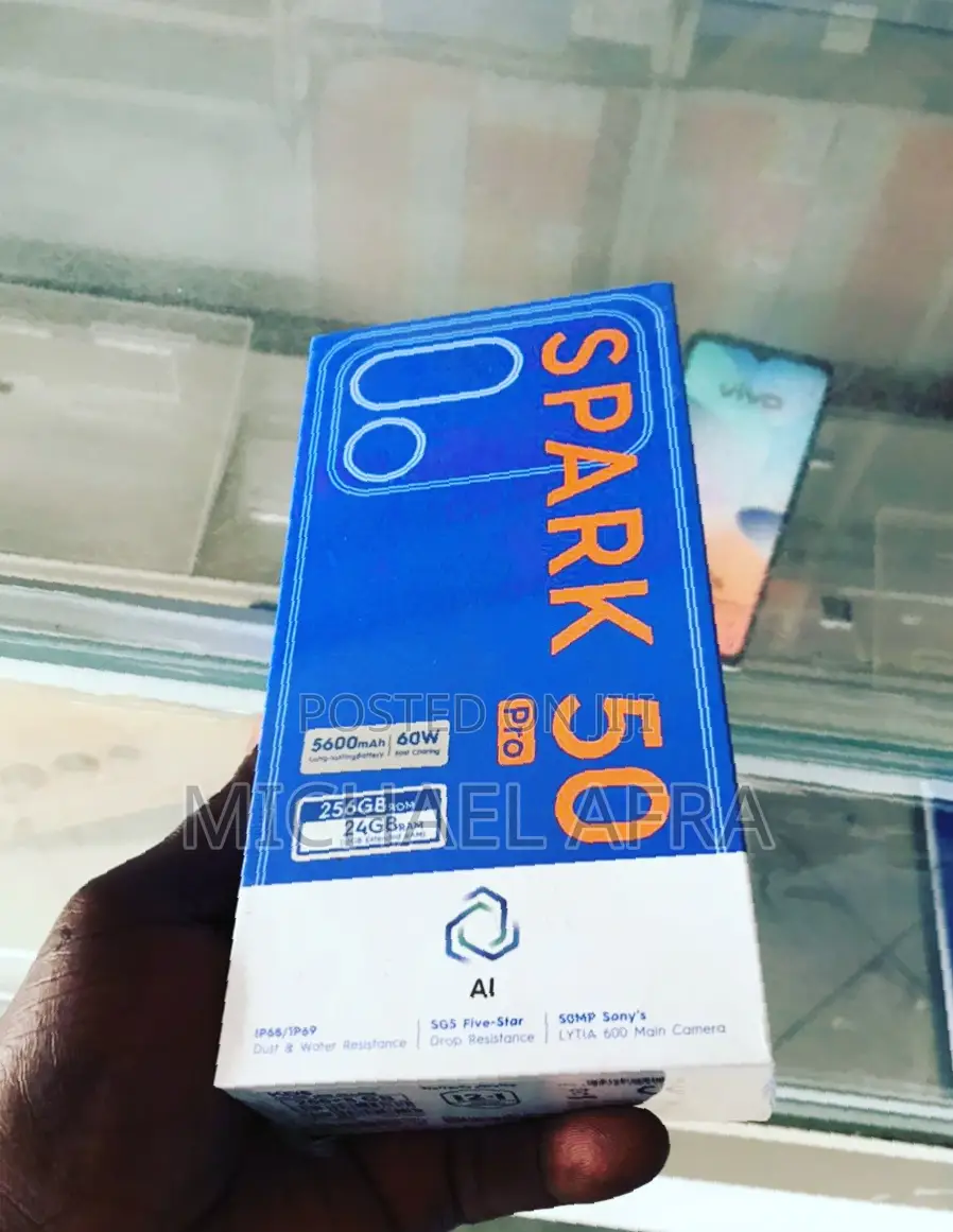 New Tecno Camon 50 Pro 256 GB Black