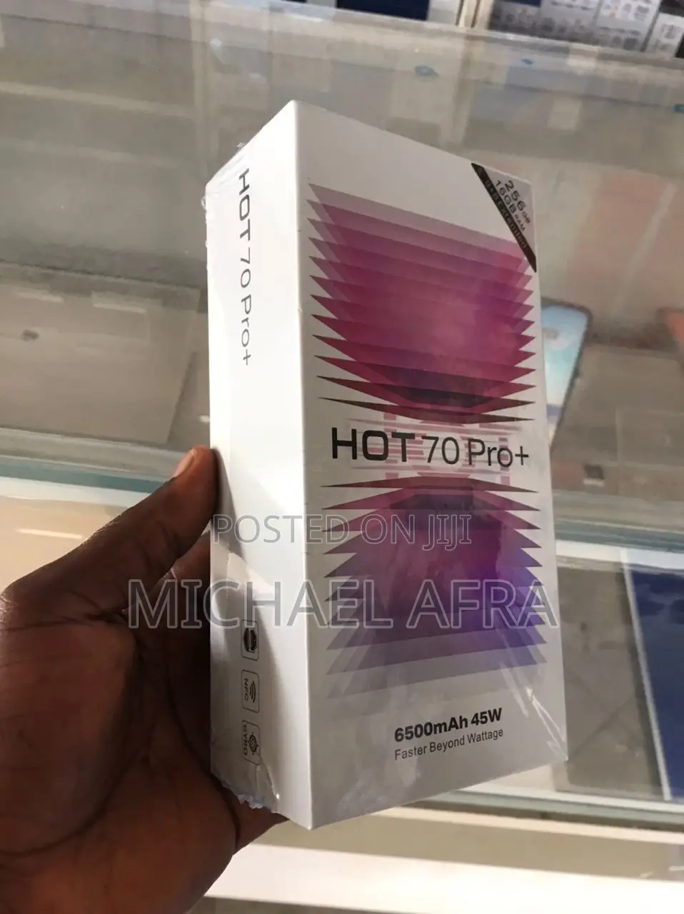 New Infinix Hot 70 Pro 5G+ 256 GB Black
