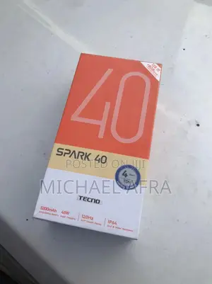 New Tecno Spark 40 128 GB Black