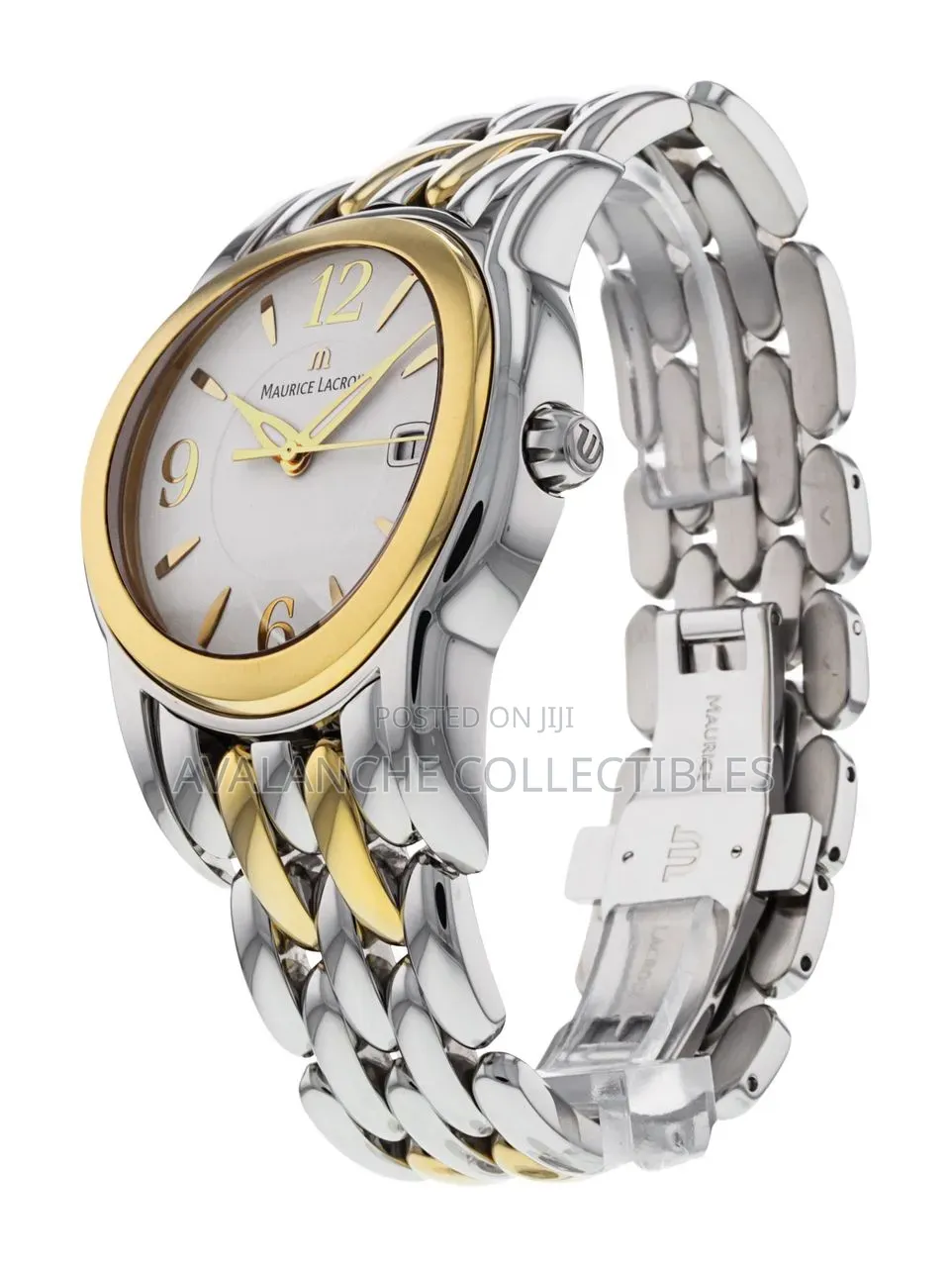 Maurice Lacroix Two-Tone Vintage Ladies Watch 34mm Case Size.