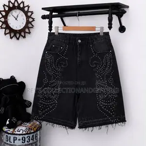 Men’s Premium Casual Raw-Edge Denim Shorts