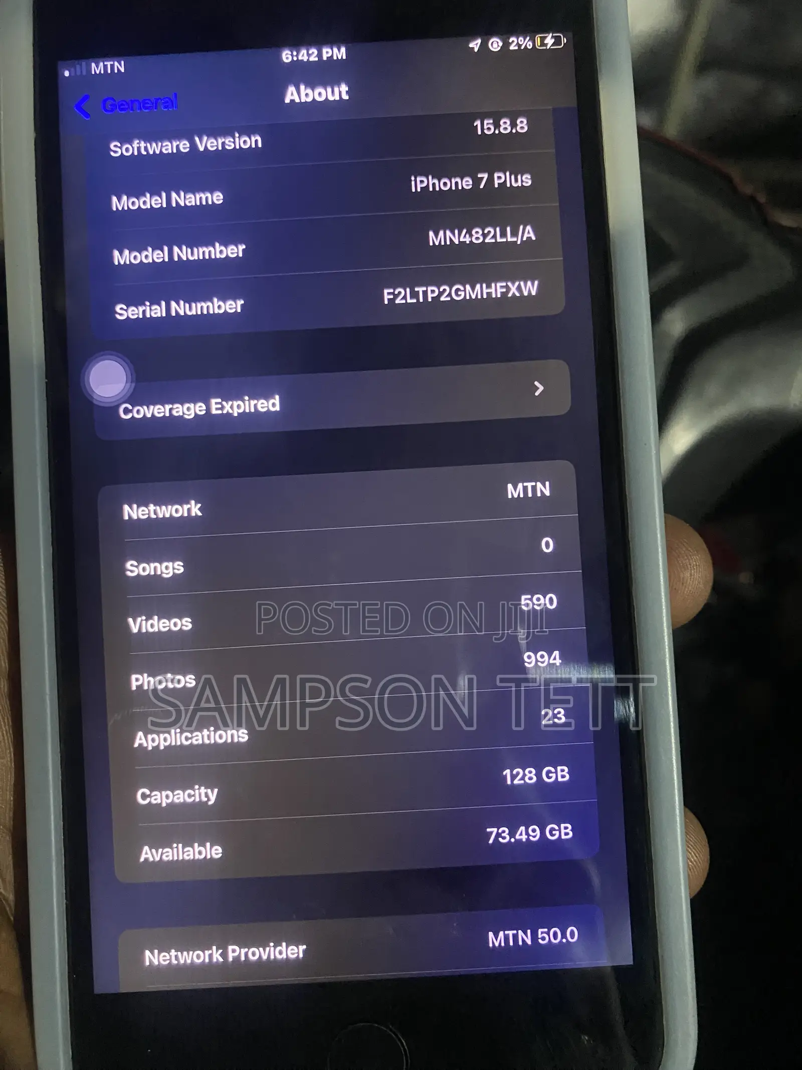 Apple iPhone 7 Plus 128 GB Black