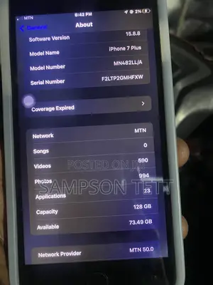Apple iPhone 7 Plus 128 GB Black