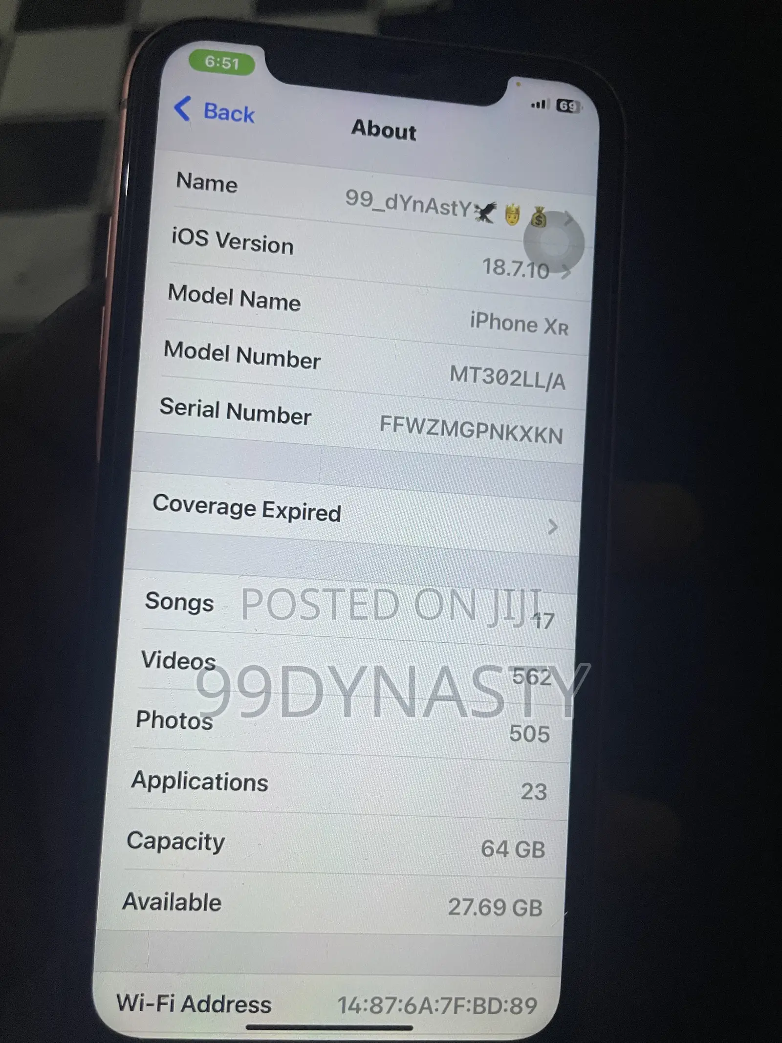 Apple iPhone XR 64 GB Pink