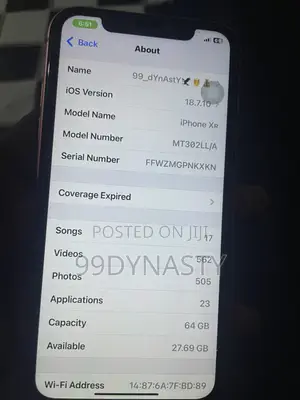 Apple iPhone XR 64 GB Pink