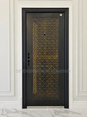 High Quality Anti Rust Security Single Doors Golden Available