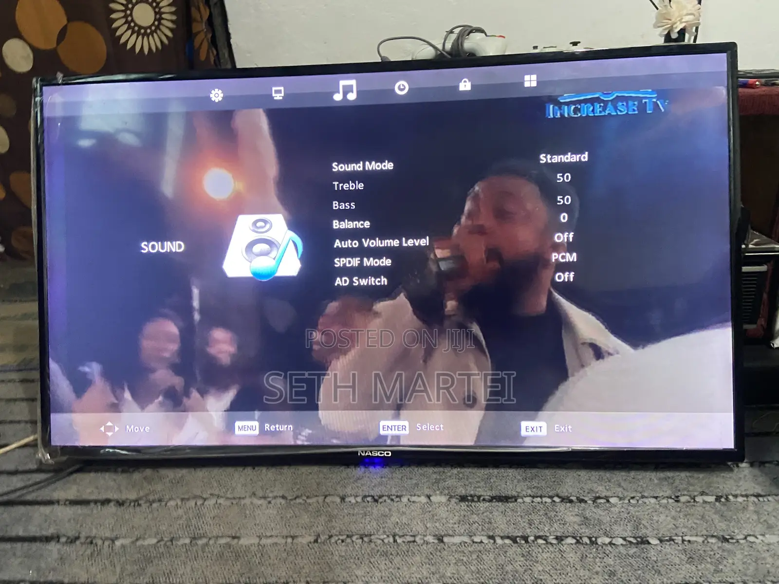 Nasco 43" Digital Satellite TV for Sale - Neatly Used