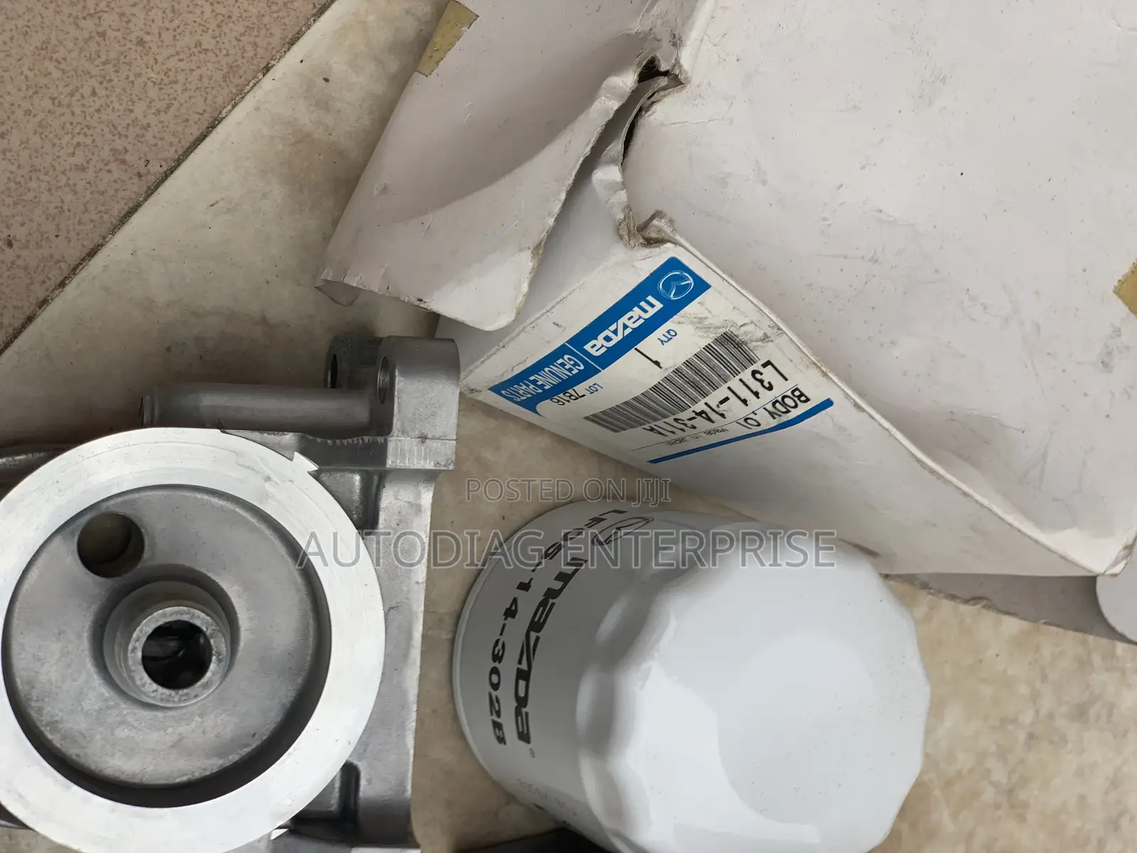 Mazda CX-7 Oil Filter and Filter Base Mount