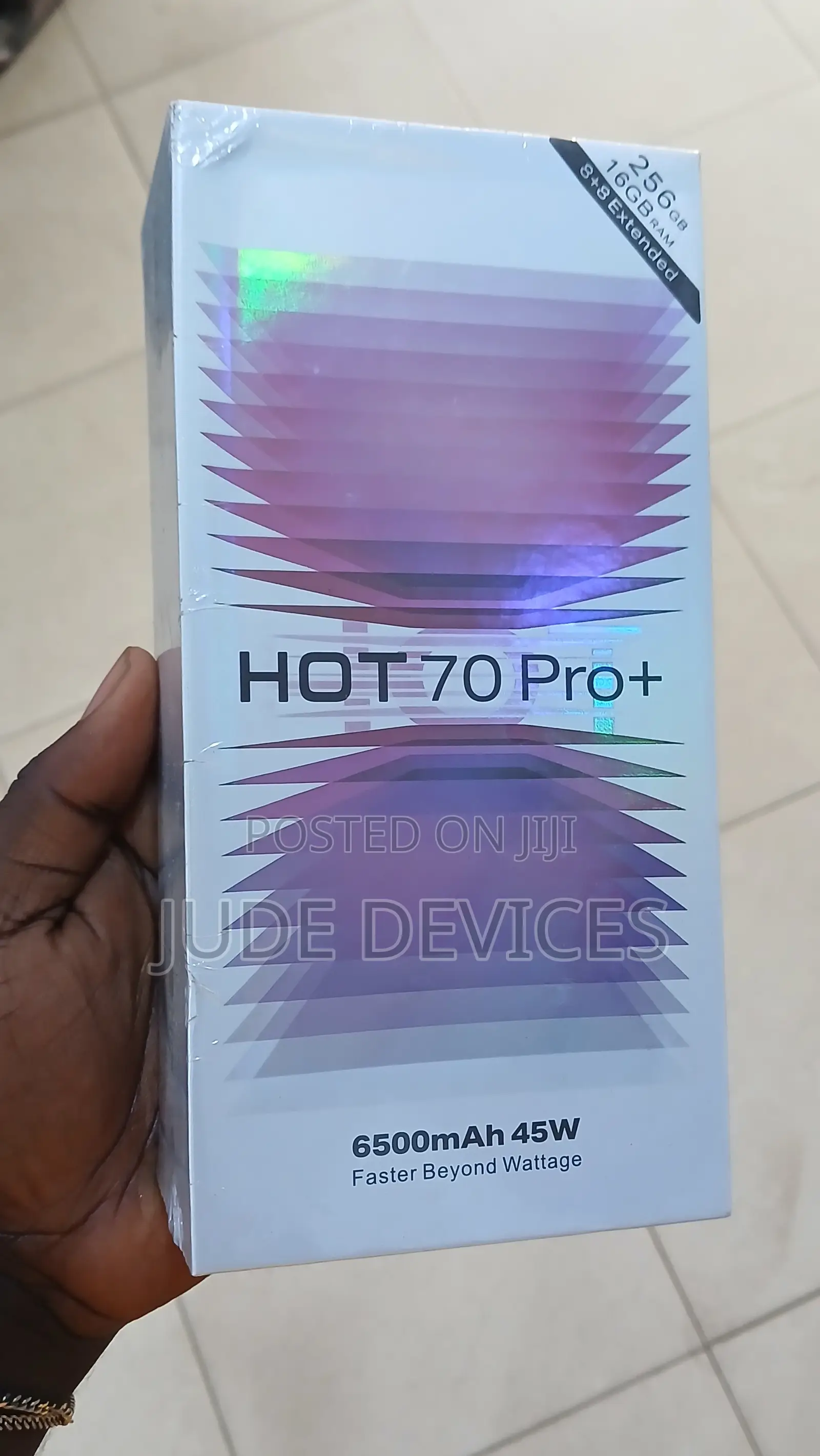 New Infinix Hot 70 Pro 5G+ 256 GB Blue