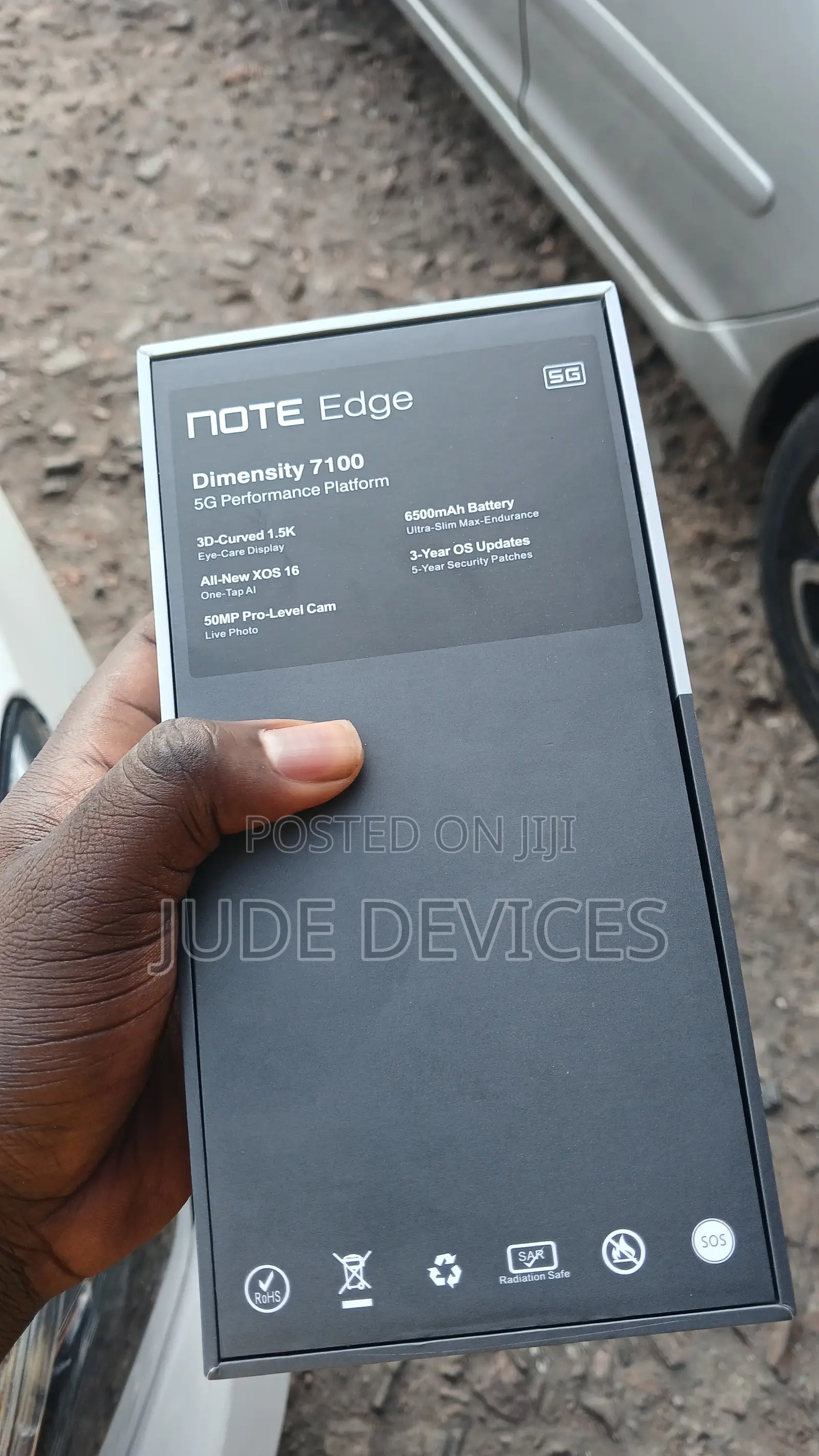 New Infinix Note Edge 256 GB Blue