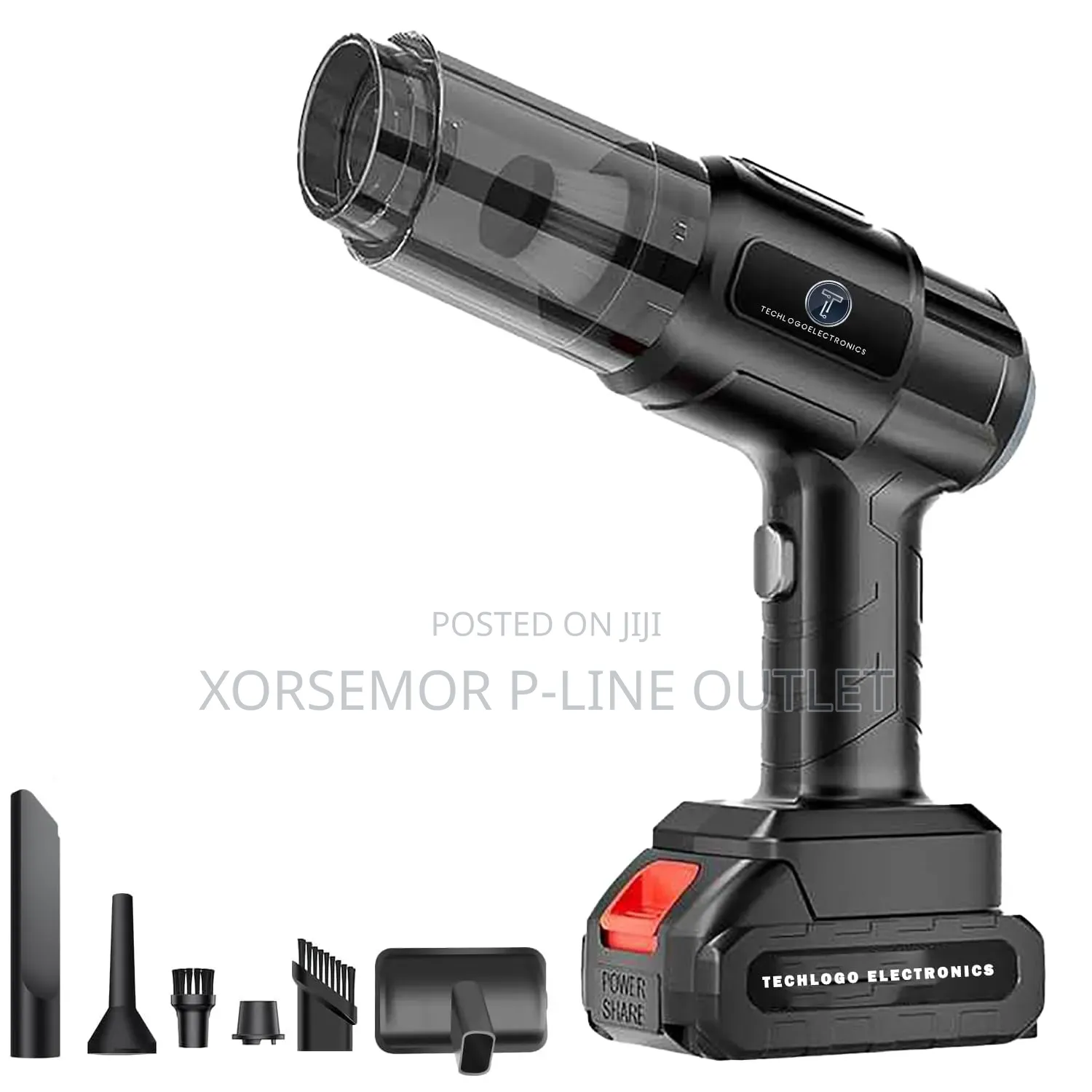 Powerful 2-in-1 Vacuum Cleaner Air Pump, Cordless, Blower