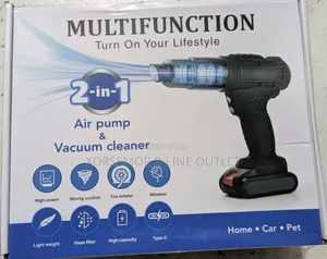 Powerful 2-in-1 Vacuum Cleaner Air Pump, Cordless, Blower
