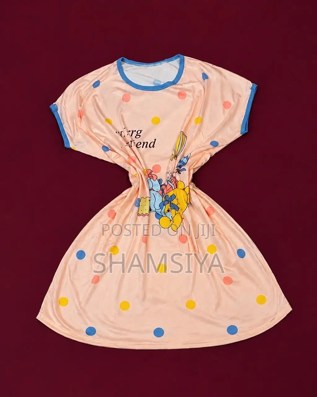 Ladies Polycotton Nightdress: Knee-Length Sleepwear