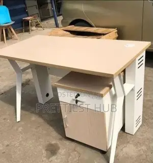 1.2m Office Desk With Cabinet