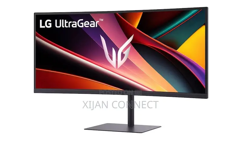 LG 34” UltraGear Curved Gaming Monitor, 240Hz, With Built-in Speaker.