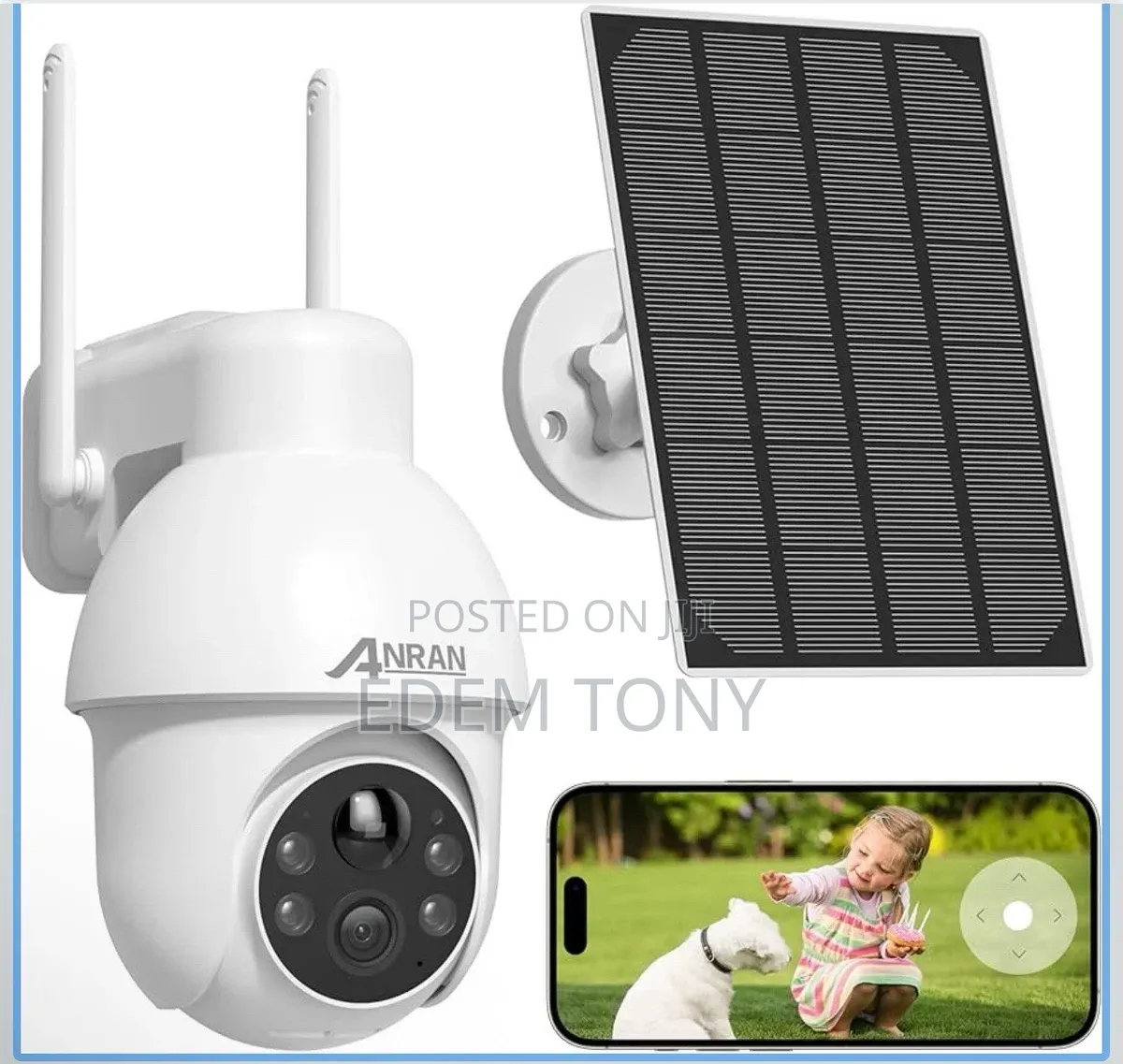 ANRAN Solar-Powered Wireless Security Camera Box
