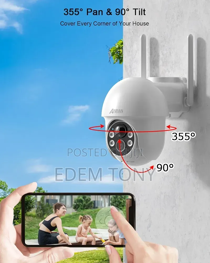 ANRAN Solar-Powered Wireless Security Camera Box