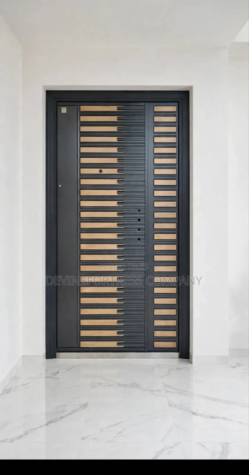 Anti Rust Security 11⁄2door Available in All Sizes Gray / Orange