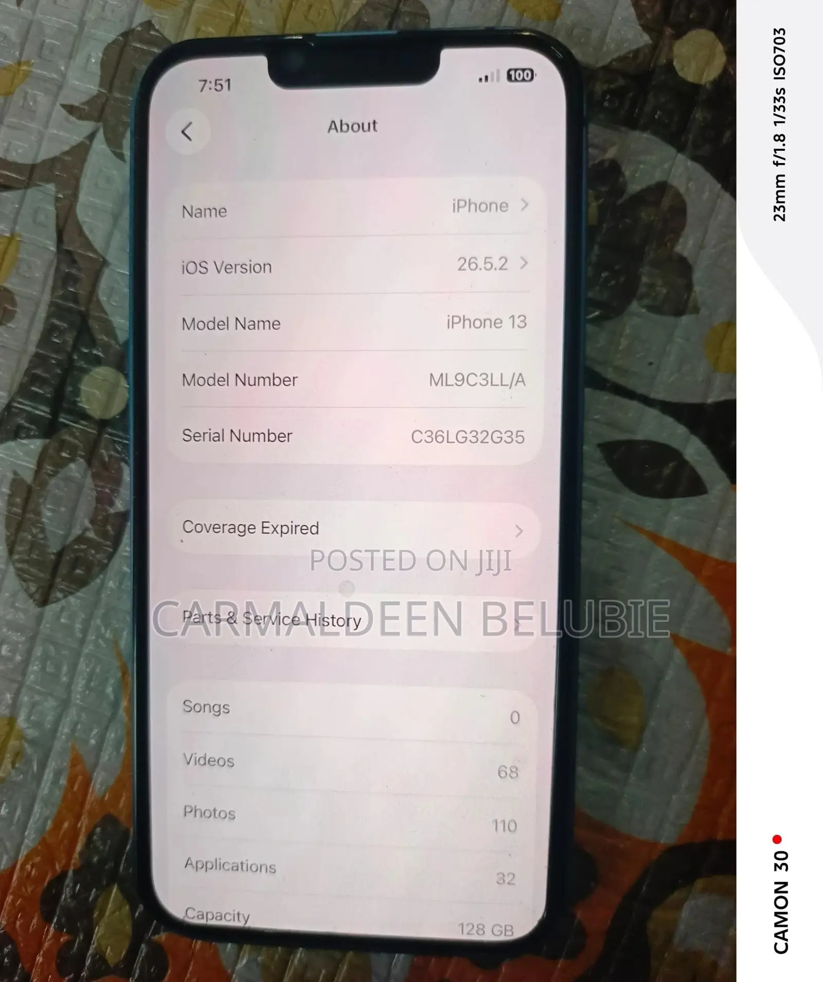 Apple iPhone 13 128 GB Blue