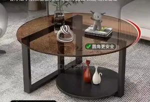 Black Round Center Table