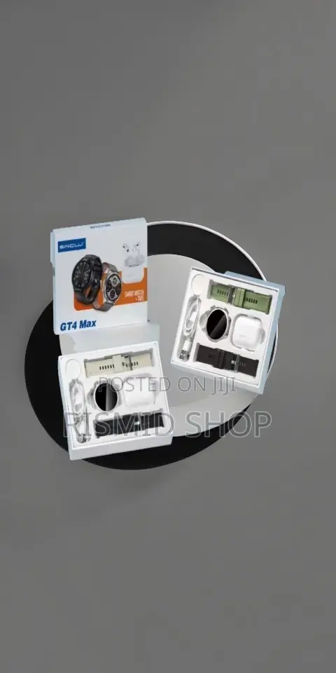 Sinclu Gt4 Max Smart Watch + Bluetooth Headphones