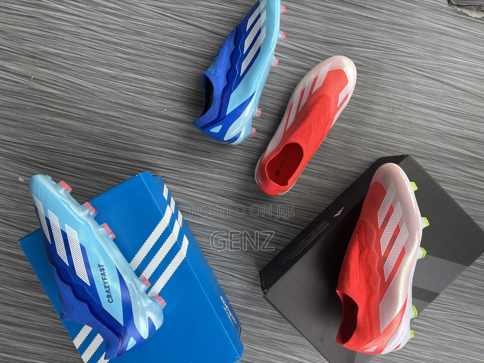 Adidas CrazyFast Bundle Blue Red