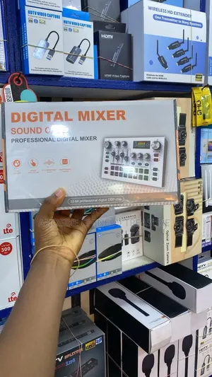 Professional Audio Mixer USB Sound Mixer for Recording,Live Events