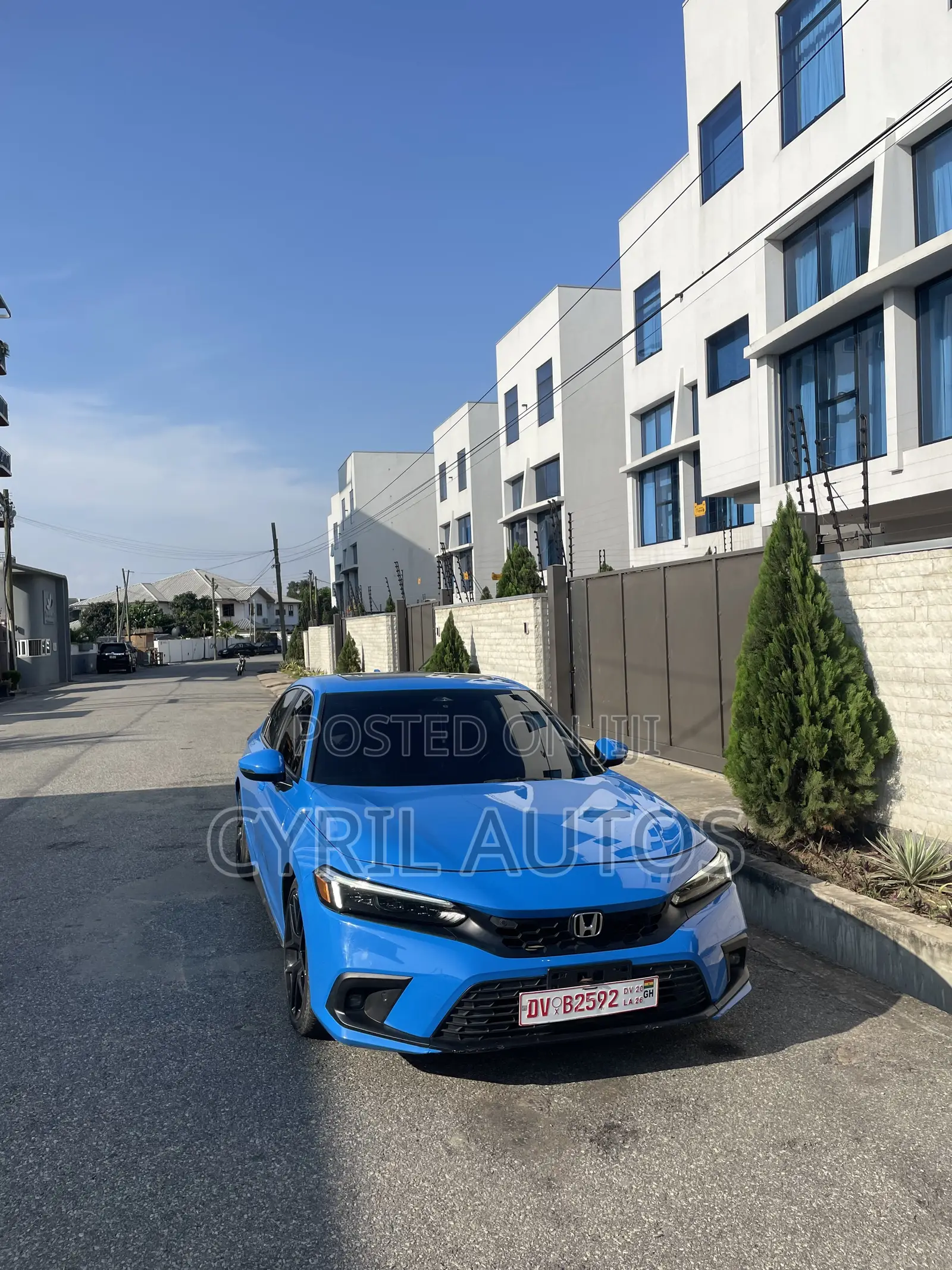 Honda Civic Sport Touring 2022 Blue