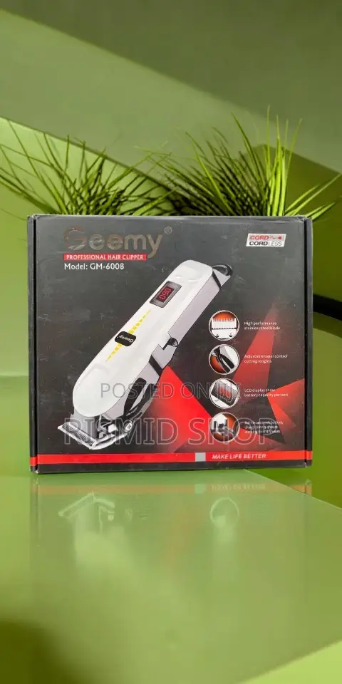 Geemy Gm-6008 Professional Hair Cutting Trimming Clipper