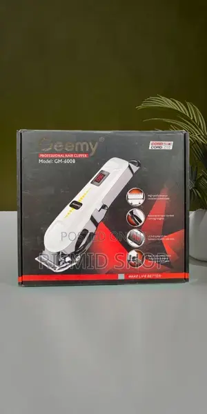 Geemy Gm-6008 Wireless Hair Clipper for Barber Home Use