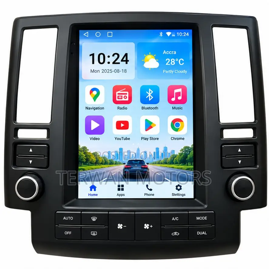 Tesla-Style Android Screen for Infinity FX35 2003 to 2004