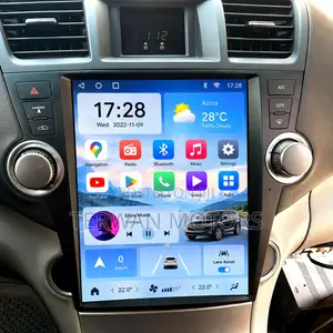Tesla-Style Android Screen for Toyota Highlander 2009 to 2013