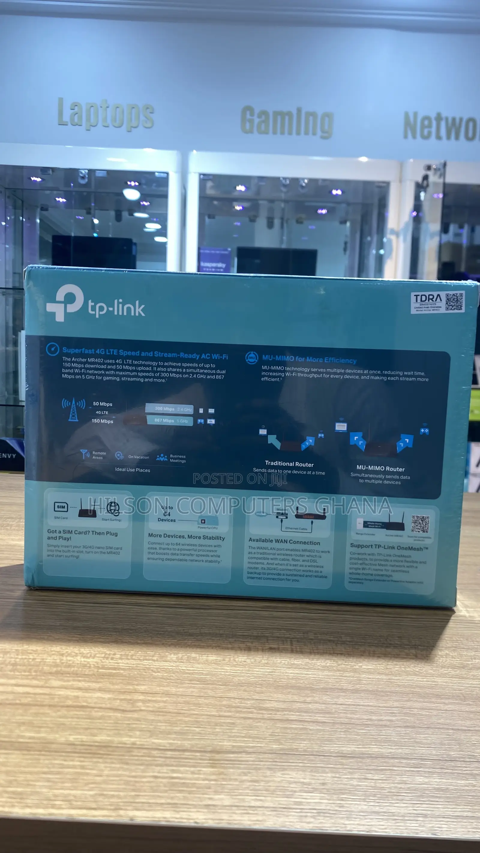 TP-Link Archer MR402 AC1200 Dual Band 4G LTE Router