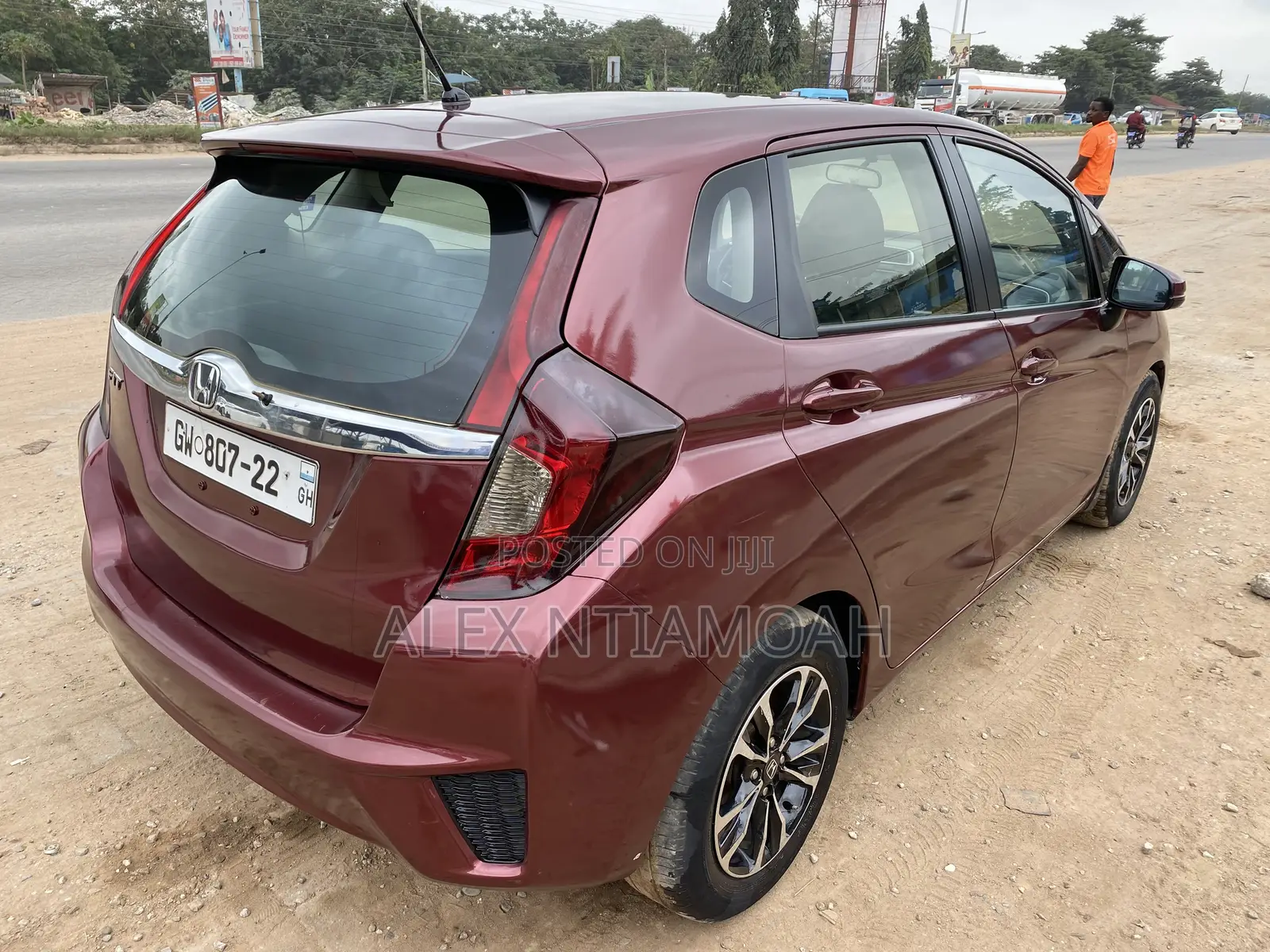 Honda Fit 2015 Red