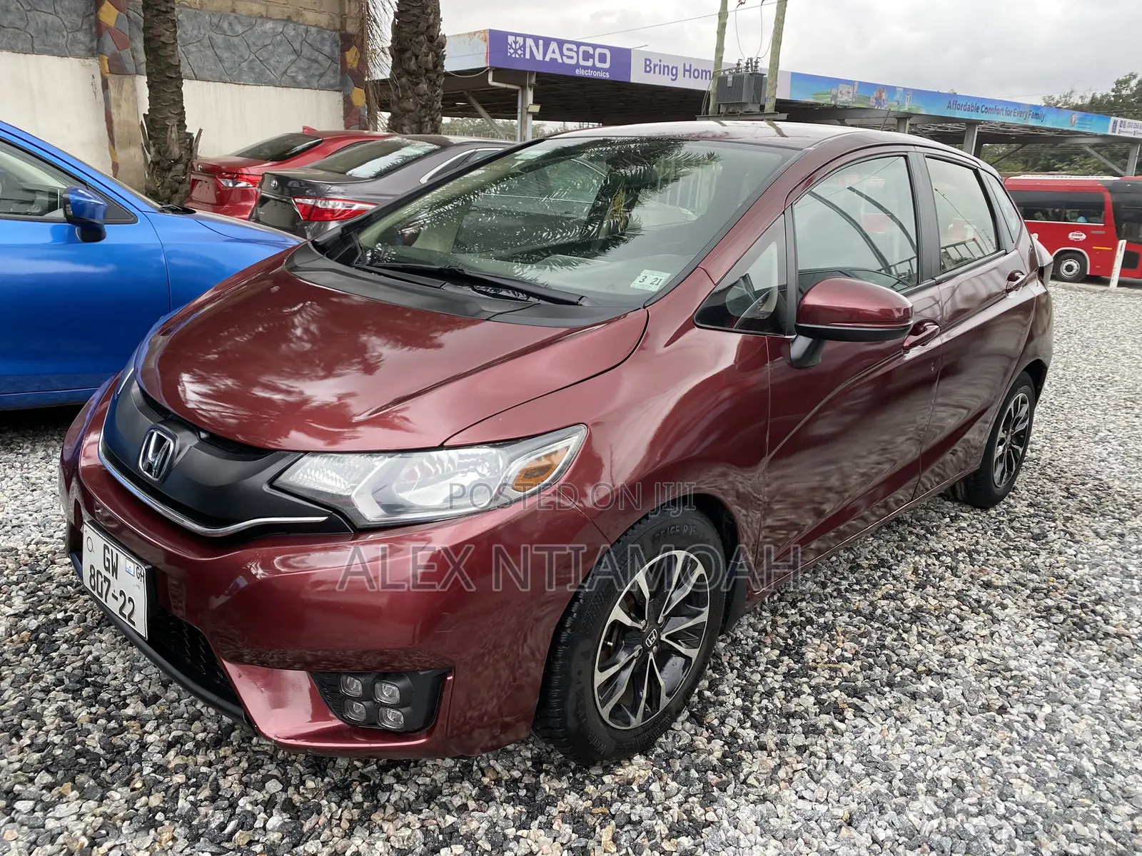 Honda Fit 2015 Red