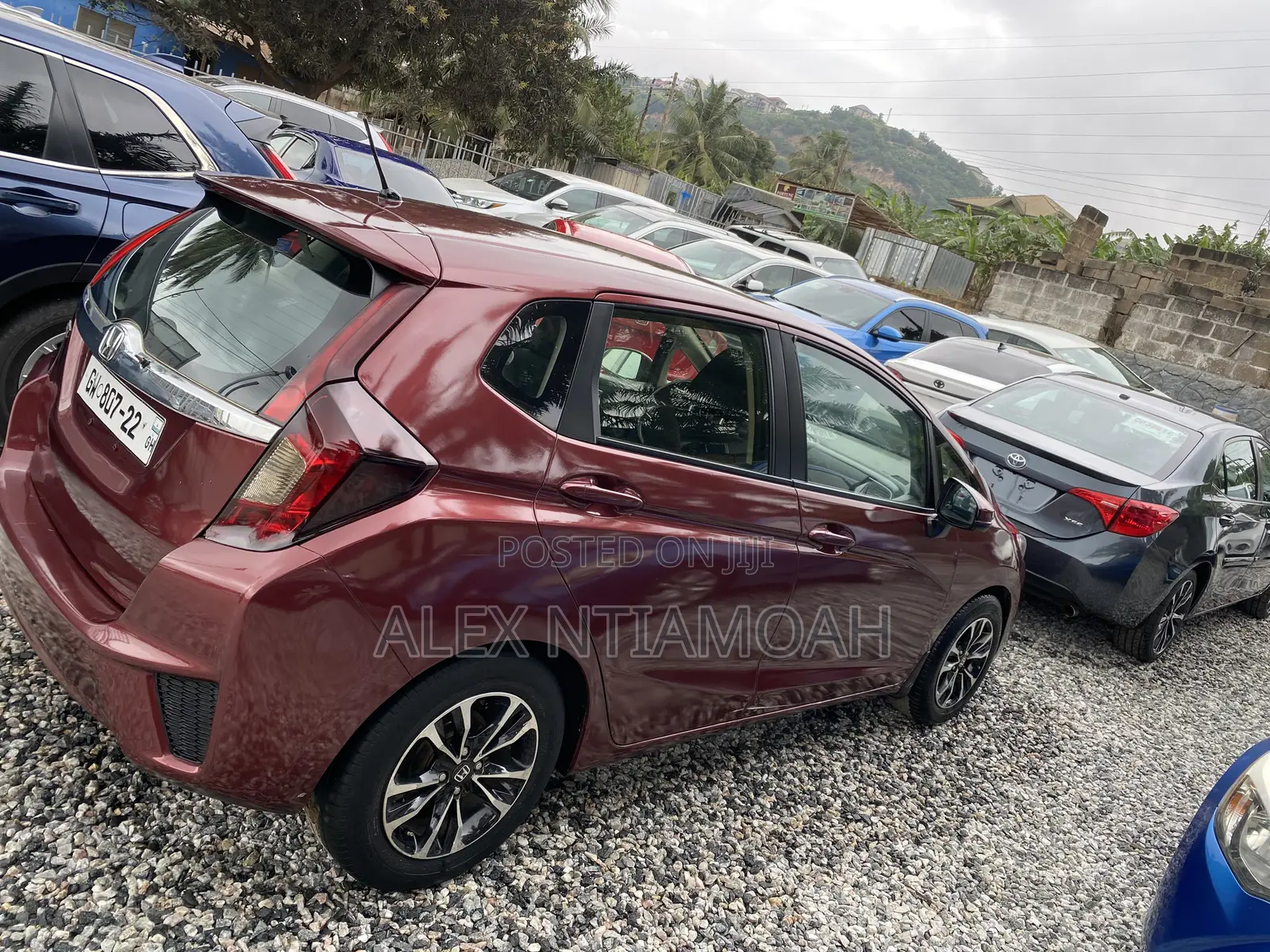 Honda Fit 2015 Red