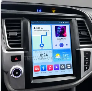 Tesla-Style Android Screen for Toyota Highlander 2014 to 2020