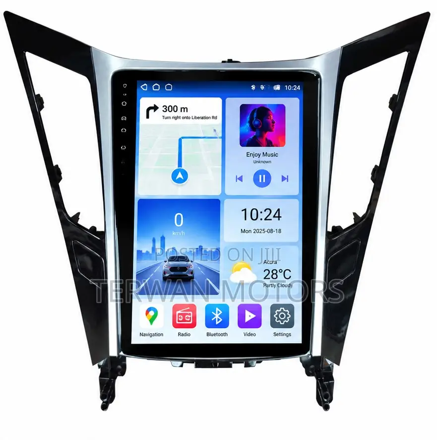 Tesla-Style Android Screen for Hyundai Sonata 2011 to 2014