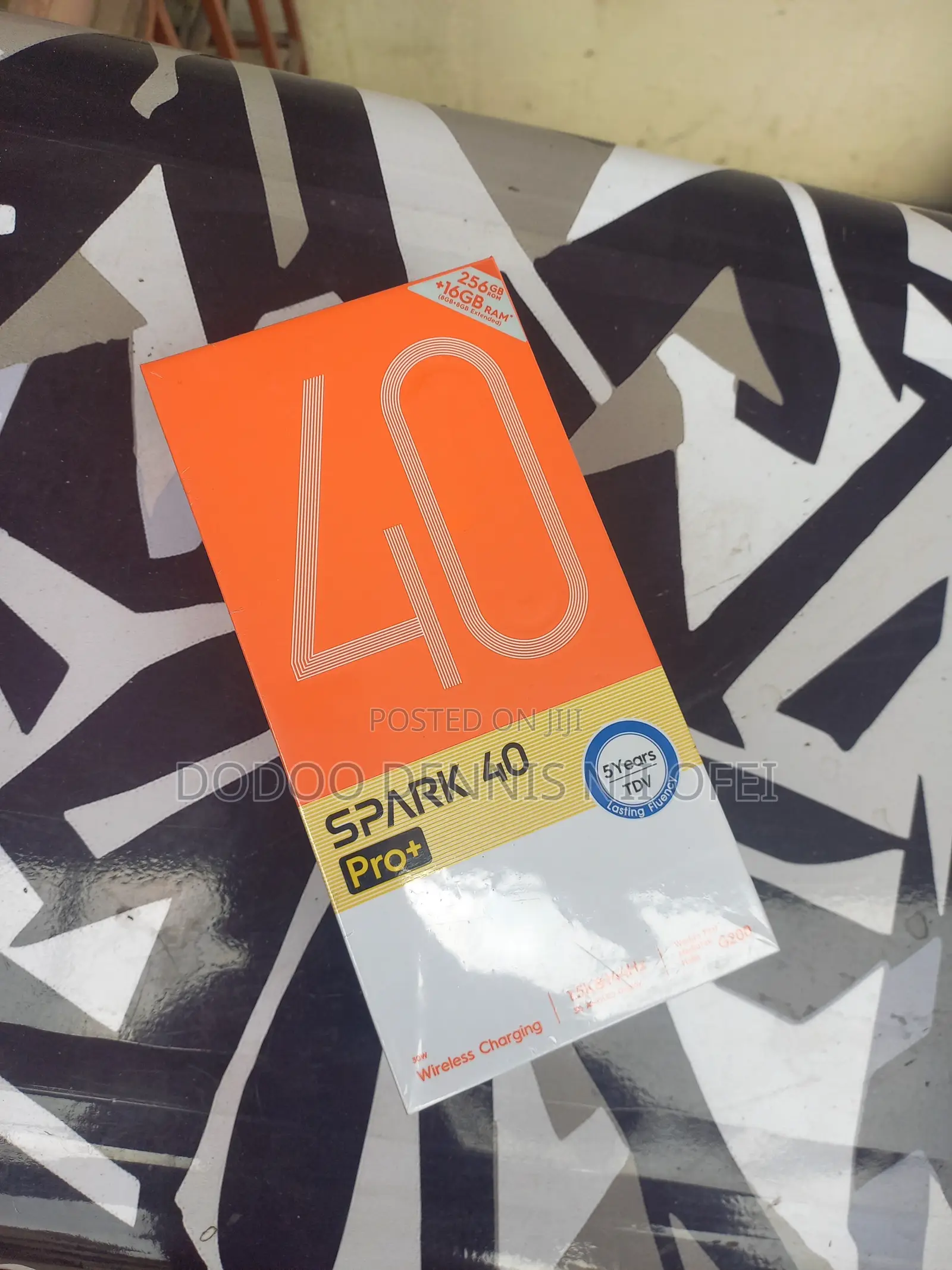 New Tecno Spark 40 Pro+ 256 GB Black