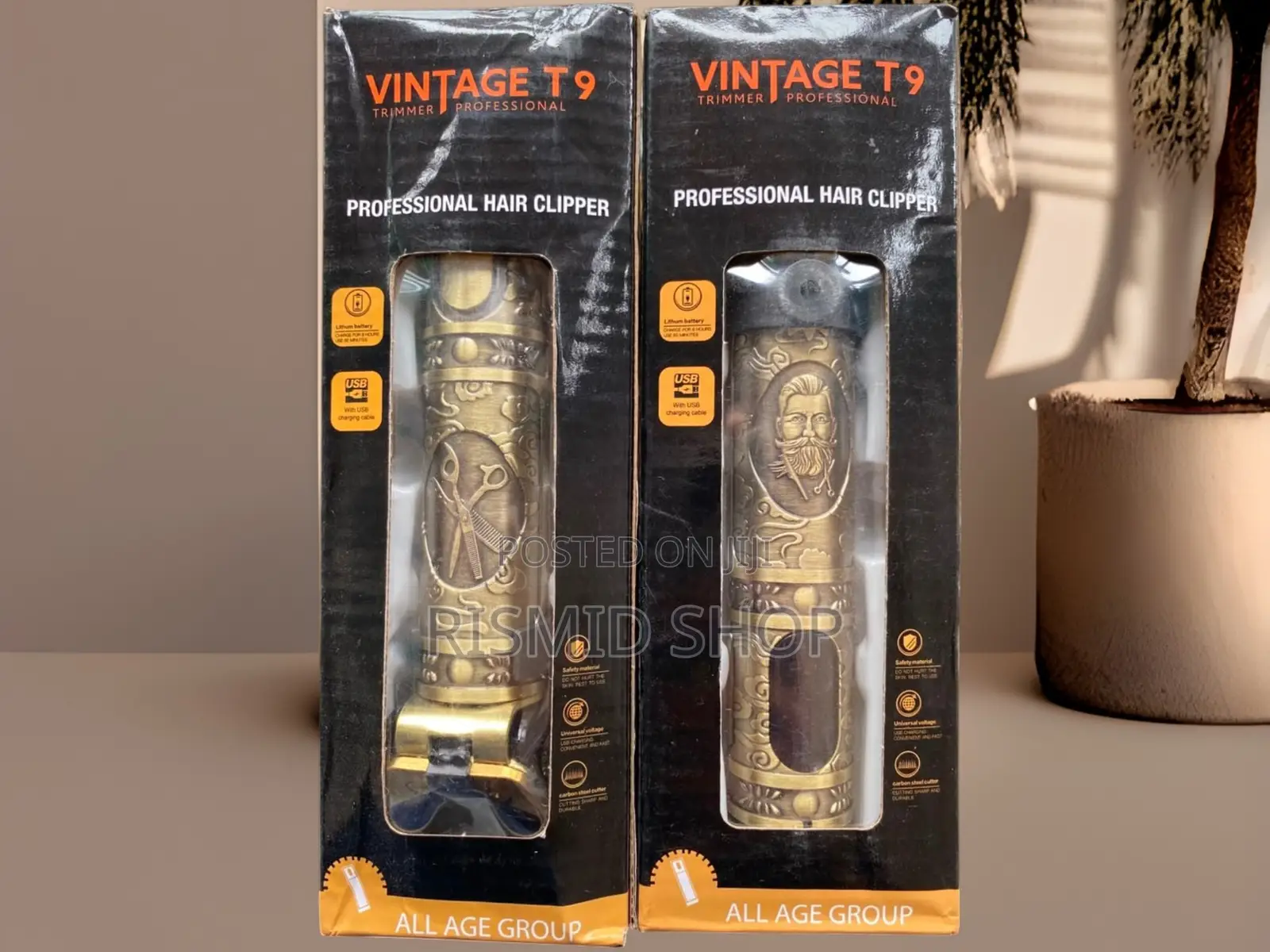 Vintage T9 Cordless Professional Hair Clipper