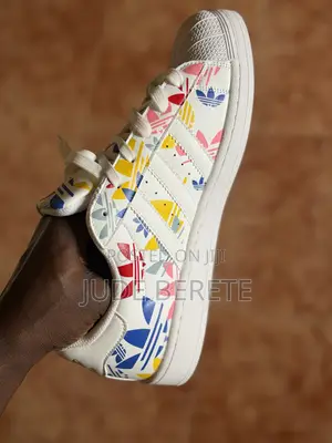 Adidas Superstar 'Allover Trefoil' White