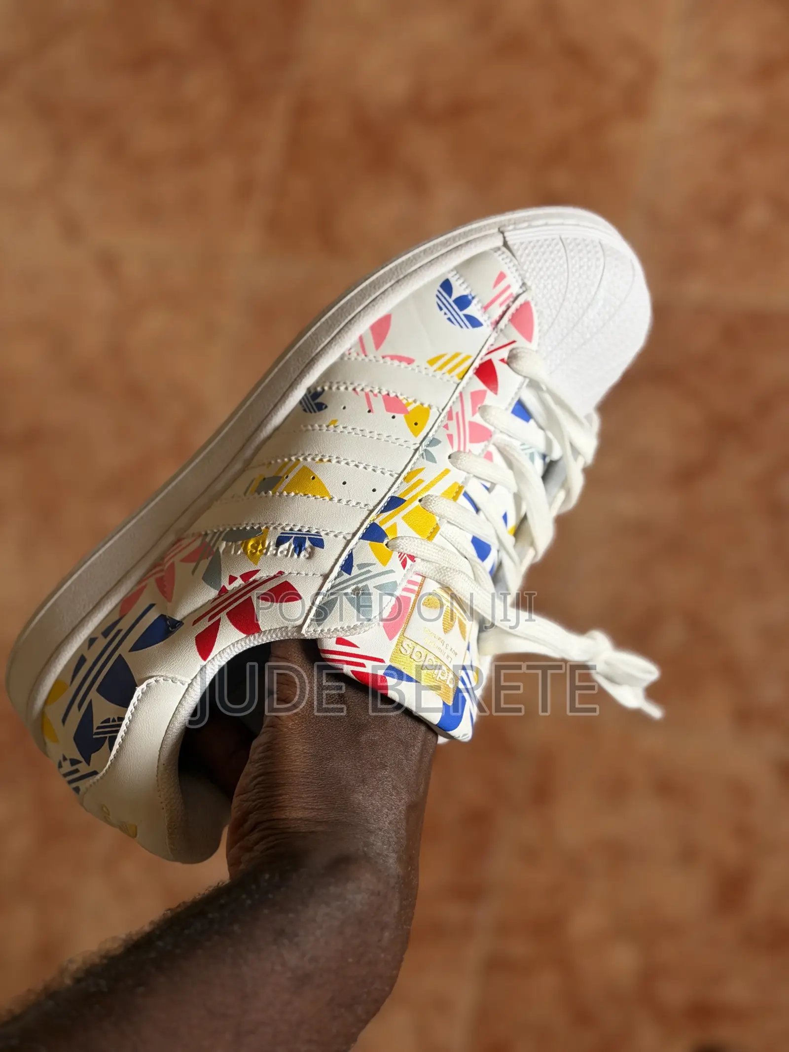 Adidas Superstar 'Allover Trefoil' White