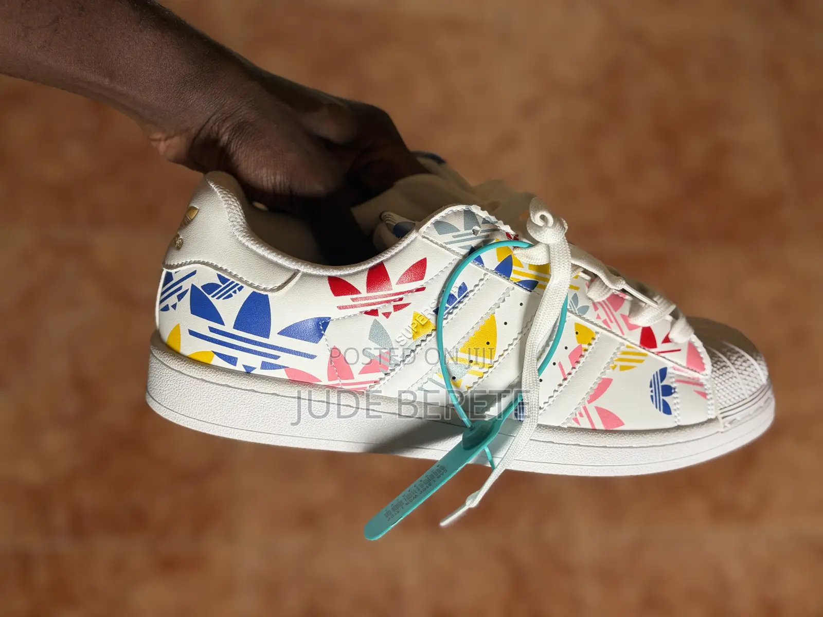 Adidas Superstar 'Allover Trefoil' White