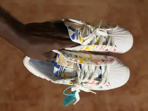 Adidas Superstar 'Allover Trefoil' White